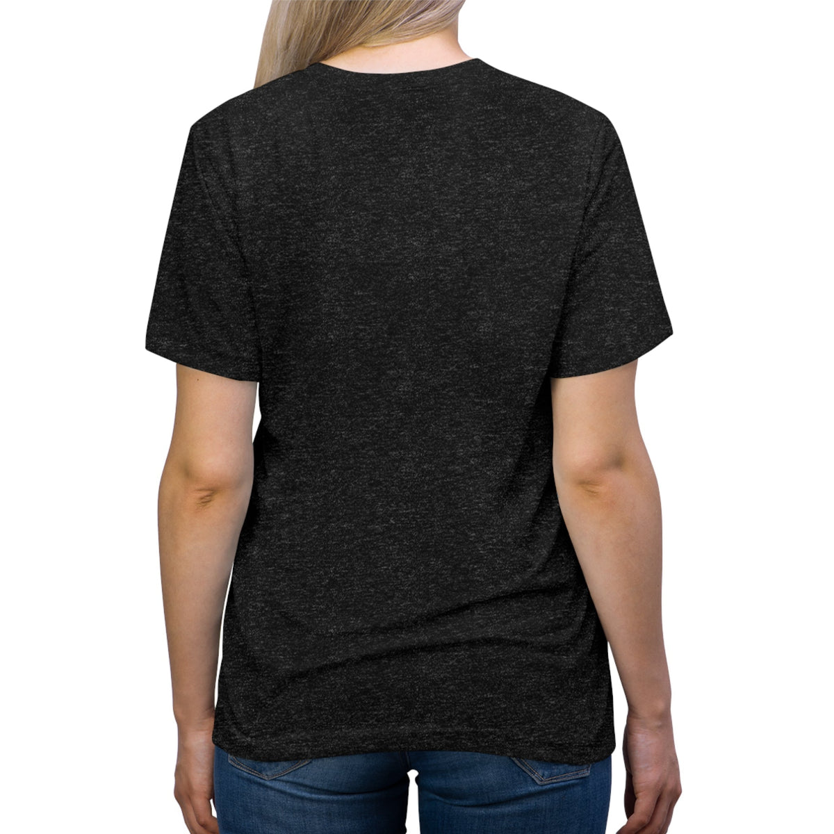 T-shirt unisexe en tissu tri-mélange
