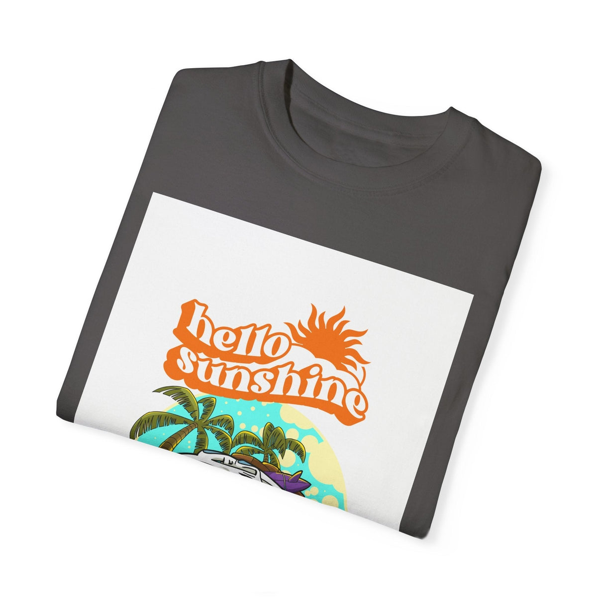 T-shirt unisexe teint en pièce