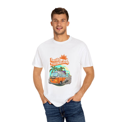 T-shirt unisexe teint en pièce