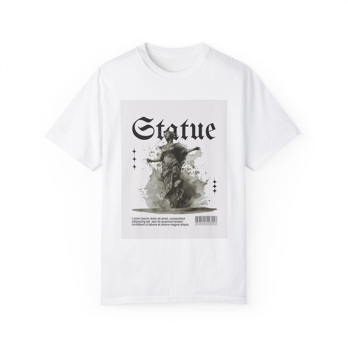 Copie de T-shirt unisexe teint en pièce