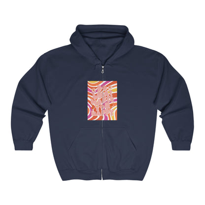 Sweat à capuche zippé unisexe Heavy Blend™