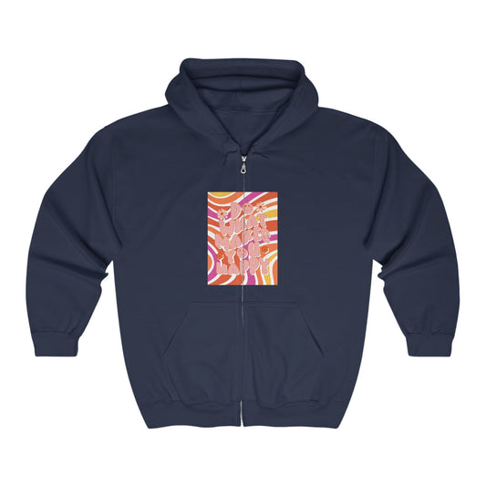 Sweat à capuche zippé unisexe Heavy Blend™