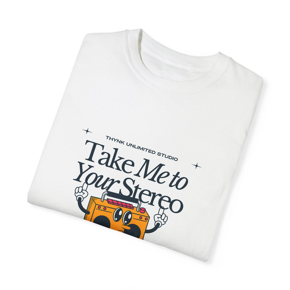 T-shirt unisexe teint en pièce