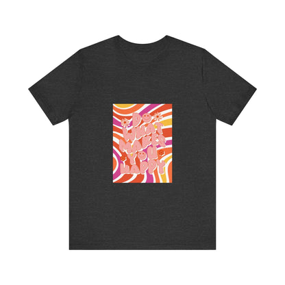 T-shirt unisexe à manches courtes en jersey