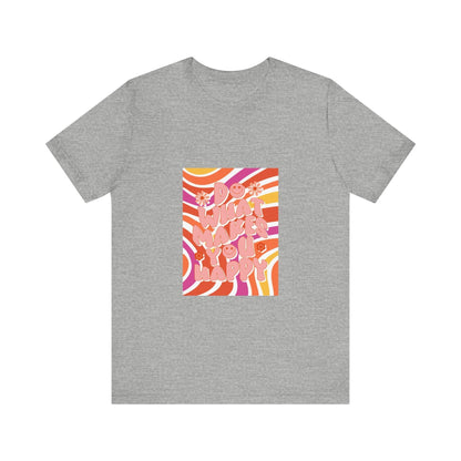 T-shirt unisexe à manches courtes en jersey