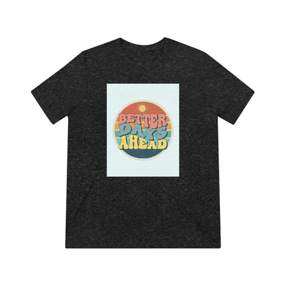 T-shirt unisexe en tissu tri-mélange