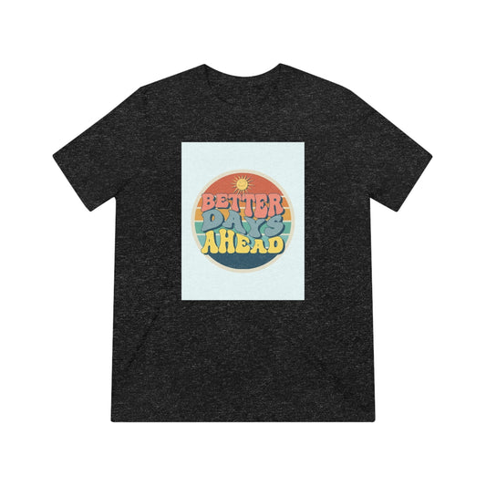T-shirt unisexe en tissu tri-mélange