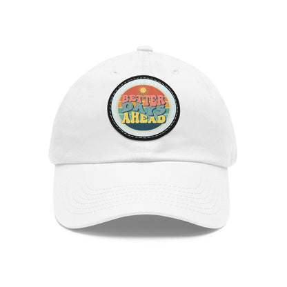Casquette Dad Hat avec écusson en cuir (rond)
