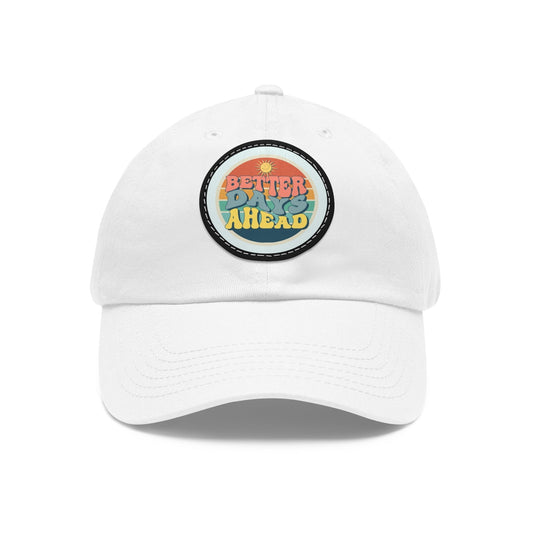 Casquette Dad Hat avec écusson en cuir (rond)