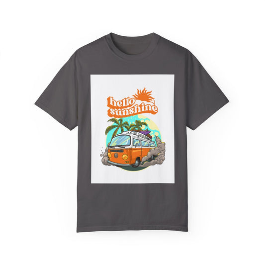 T-shirt unisexe teint en pièce