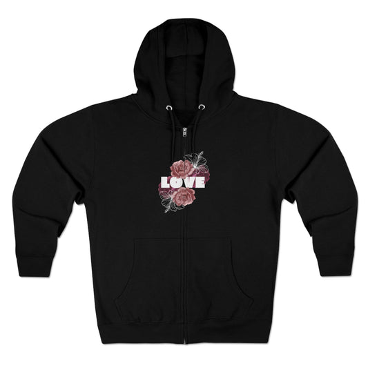 Sweat à capuche unisexe zippé