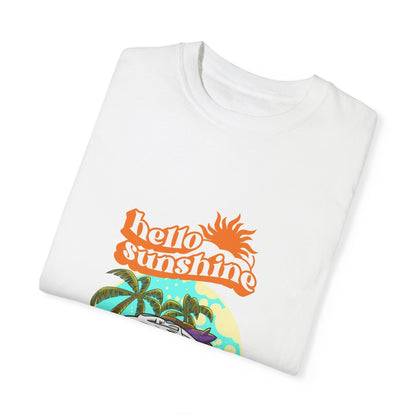 T-shirt unisexe teint en pièce