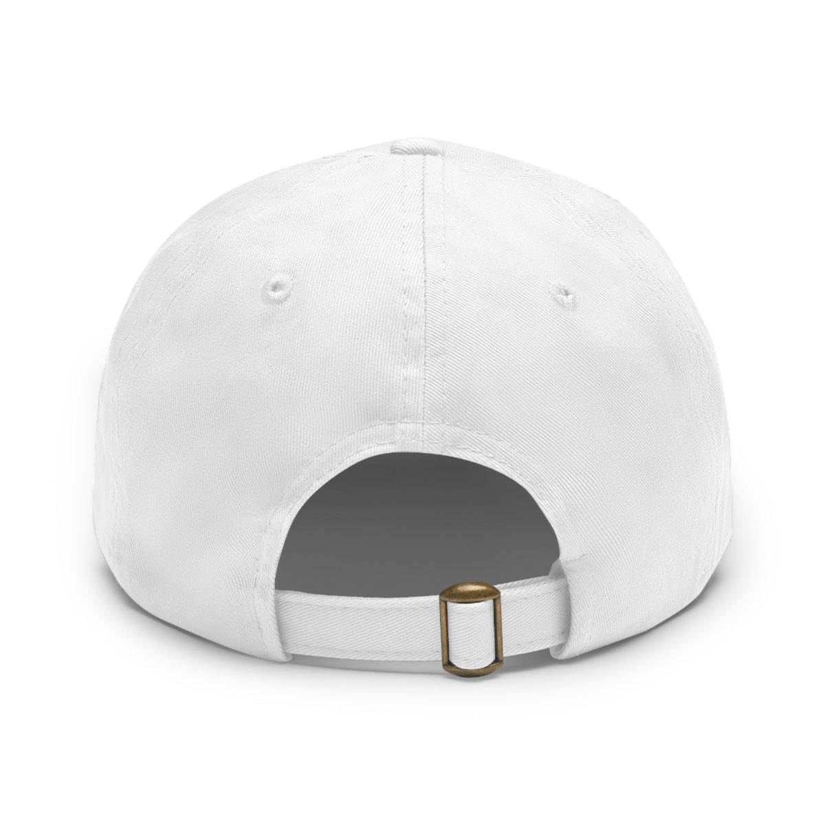 Casquette Dad Hat avec écusson en cuir (rond)