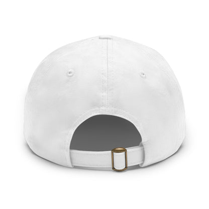 Casquette Dad Hat avec écusson en cuir (rond)