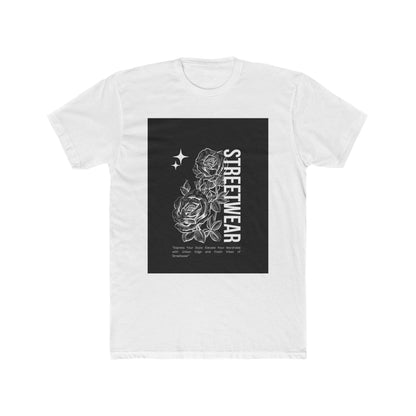T-shirt col rond en coton unisexe