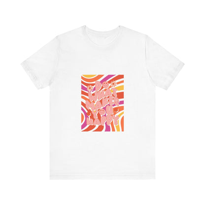 T-shirt unisexe à manches courtes en jersey
