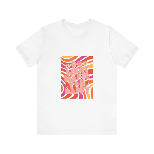 T-shirt unisexe à manches courtes en jersey